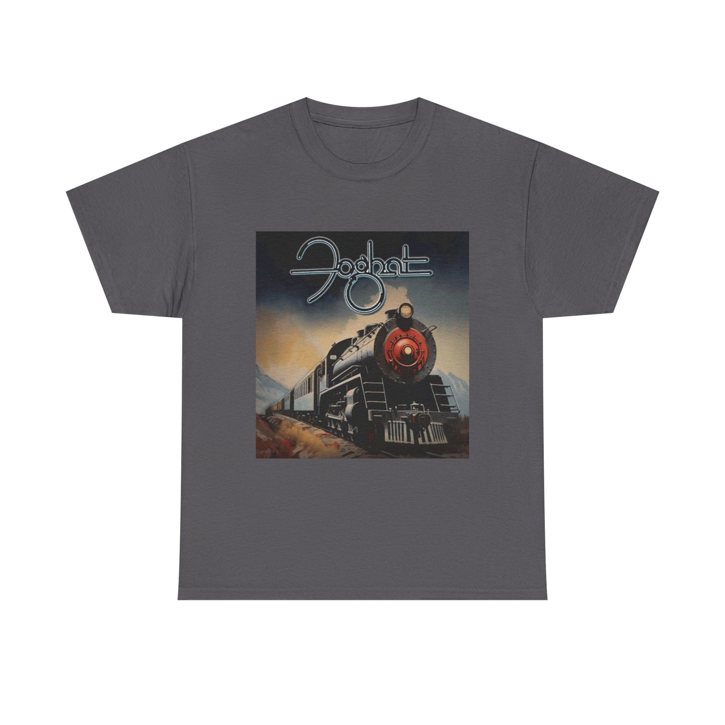 FogHat Tshirt Vintage Rock Poster Retro 70s Woodstock Unisex Heavy Cotton Tee q