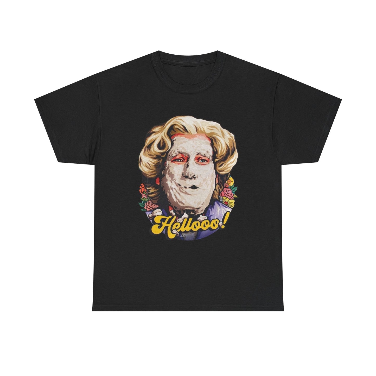 Ms Doubtfire Funny Vintage T-Shirt Men's Women's Heavy Cotton Tee NEW GIFT