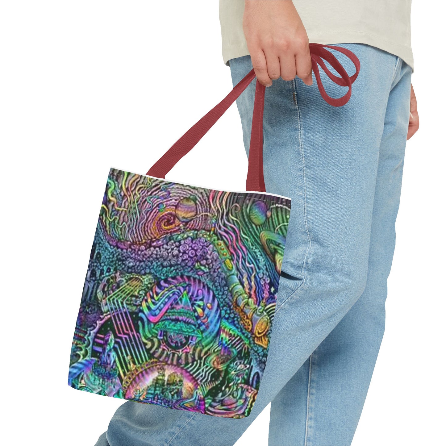 Trippy 70s All Over Print BRAND NEW Purse - Pocketbook - Travel Tote Bag