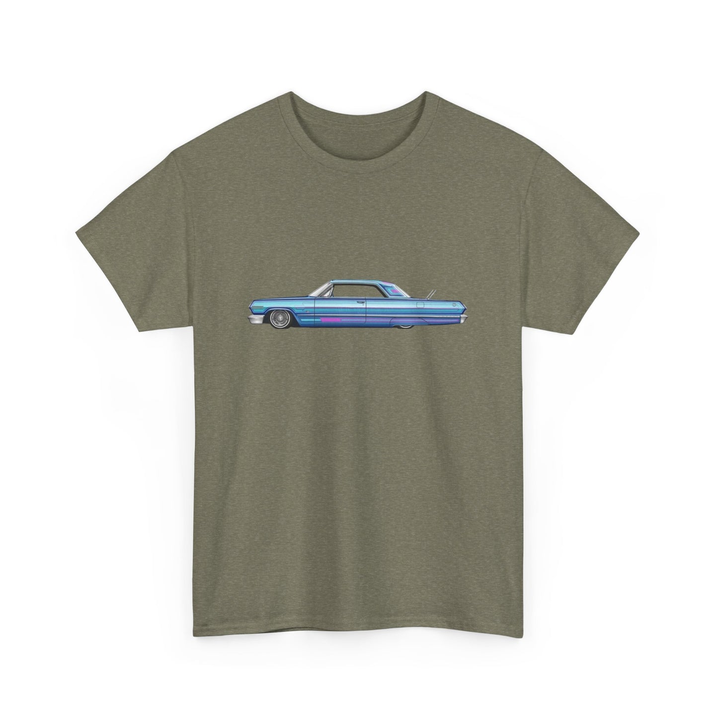 64 Impala Lowrider Cali Graphic T Shirt Unisex Heavy Cotton Tee NEW