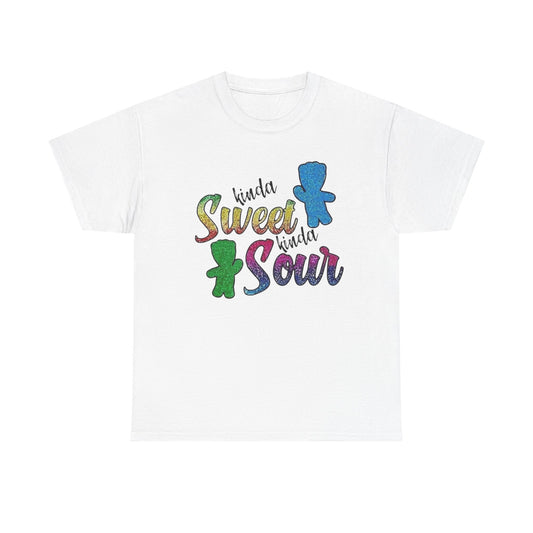 Kinda Sweet Kinda Sour Graphic T Shirt NEW Unisex Heavy Cotton Tee