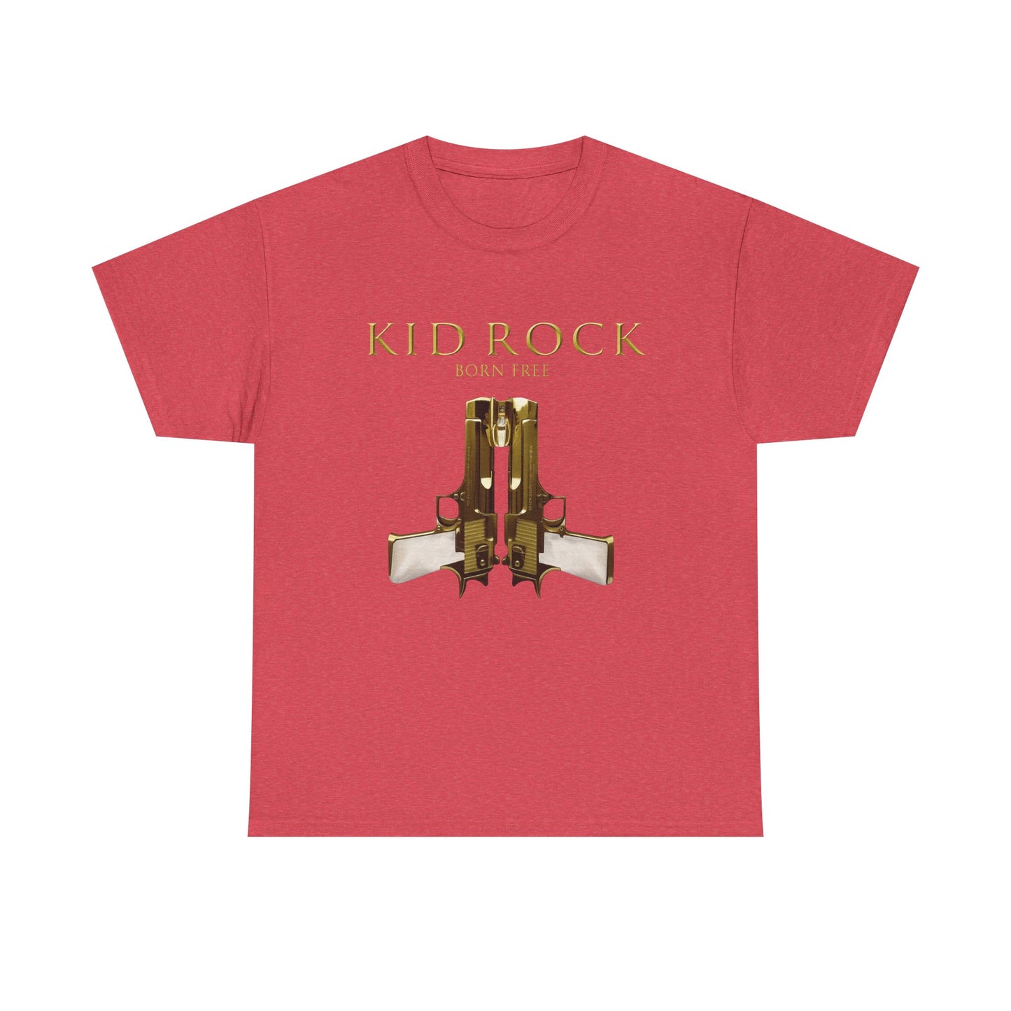 Kid Rock Born Free Graphic T Shirt Unisex Heavy Cotton Tee