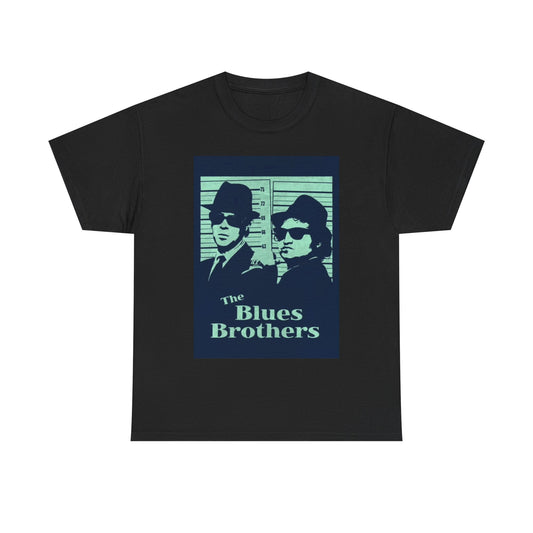 Blues Brothers Tshirt Vintage Movie 90s Retro Poster Unisex Heavy Cotton Tee