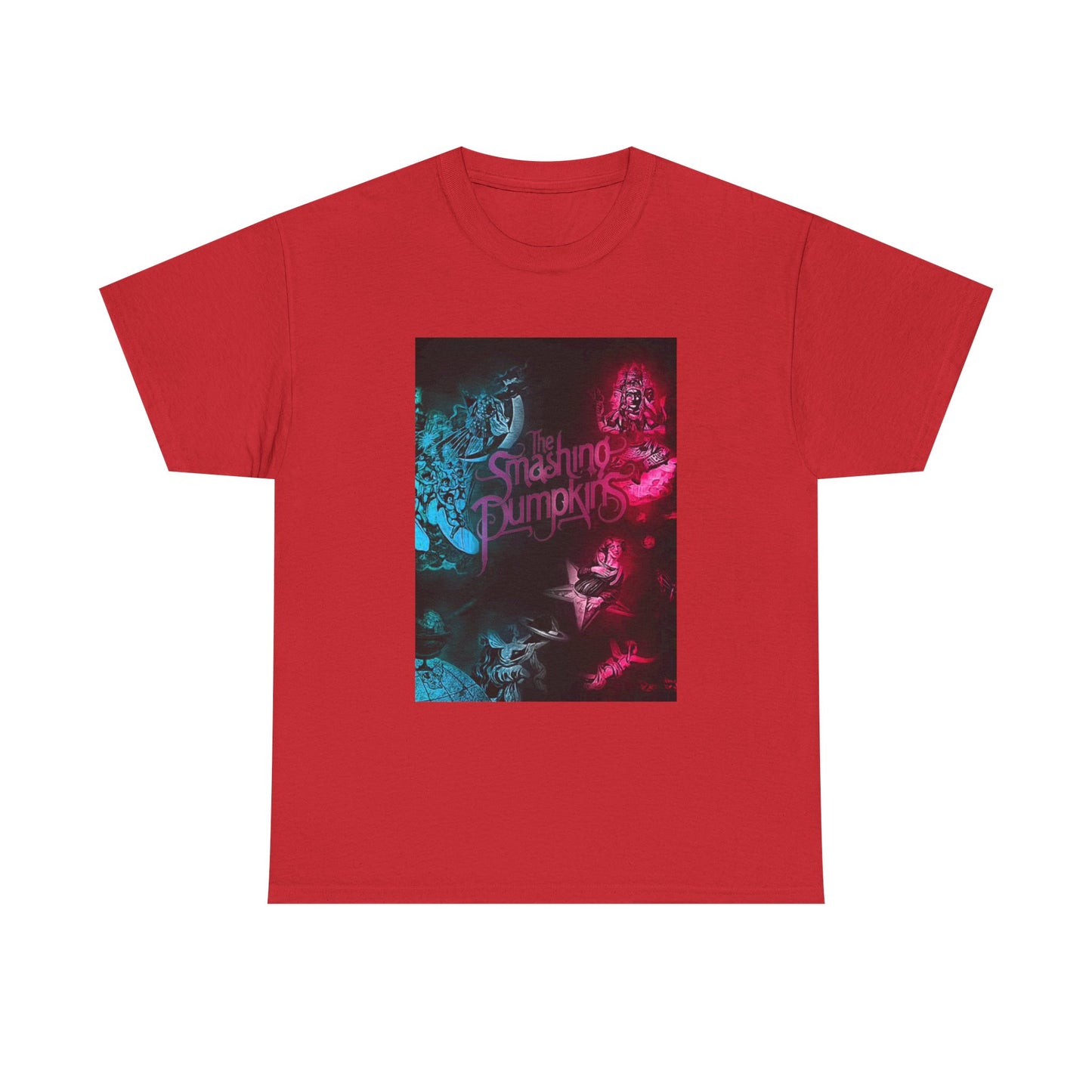 The Smashing Pumpkins Tshirt Vintage Merch Neon Unisex Heavy Cotton Tee