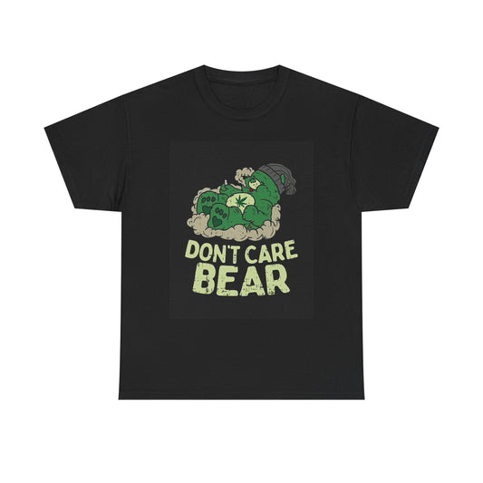 Dont Care Bear T Shirt Funny Graphic Smoking UNISEX BRAND NEW