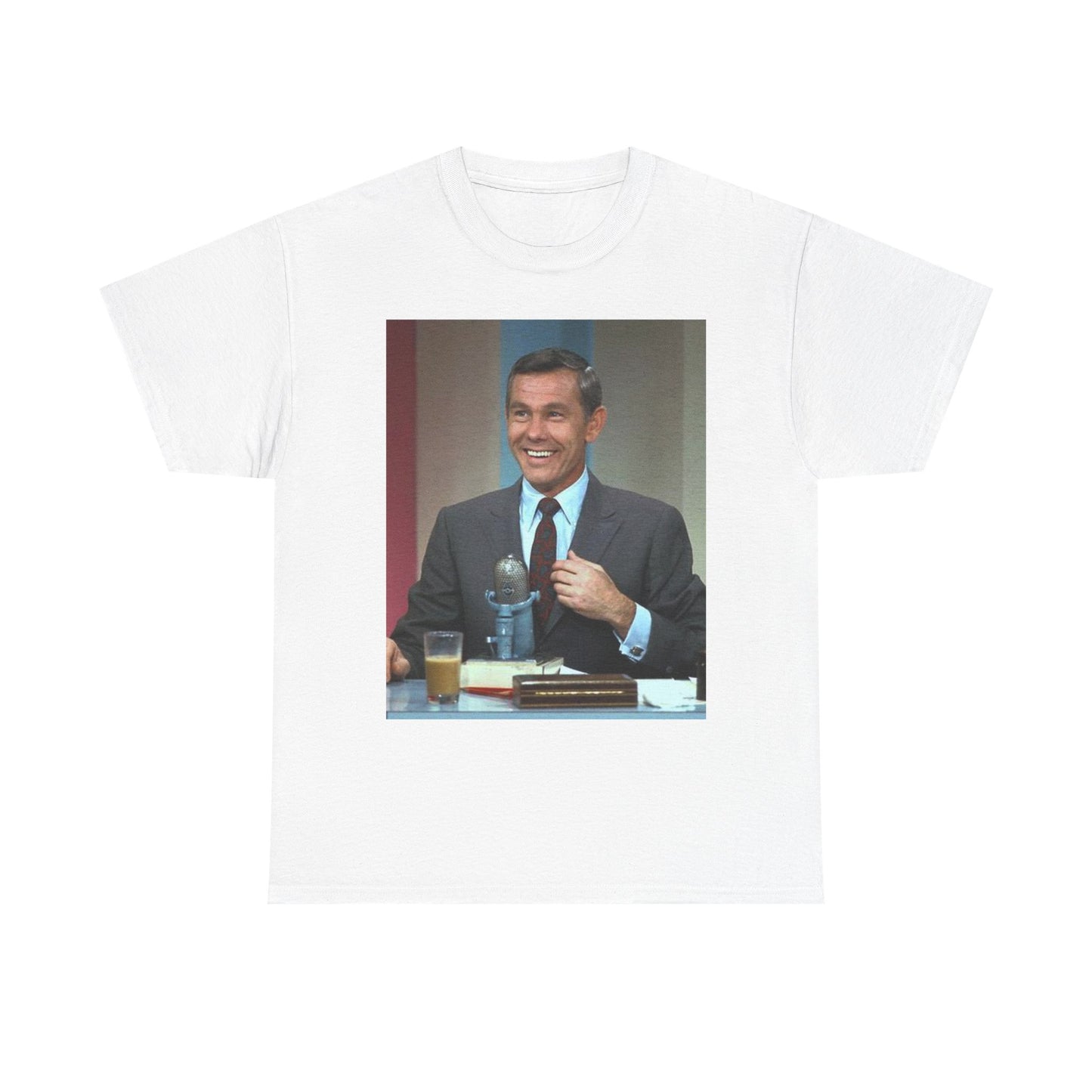 Johnny Carson T Shirt Vintage Late Night Graphic Retro Unisex Heavy Cotton Tee 2