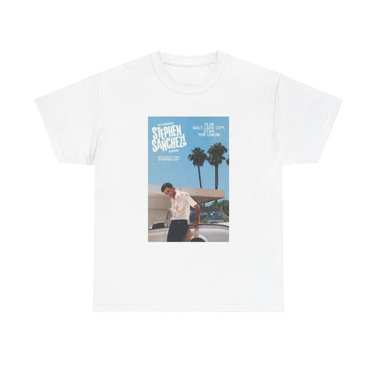 Stephen Sanchez Tshirt Pop Poster Music Nashville Unisex Heavy Cotton Tee