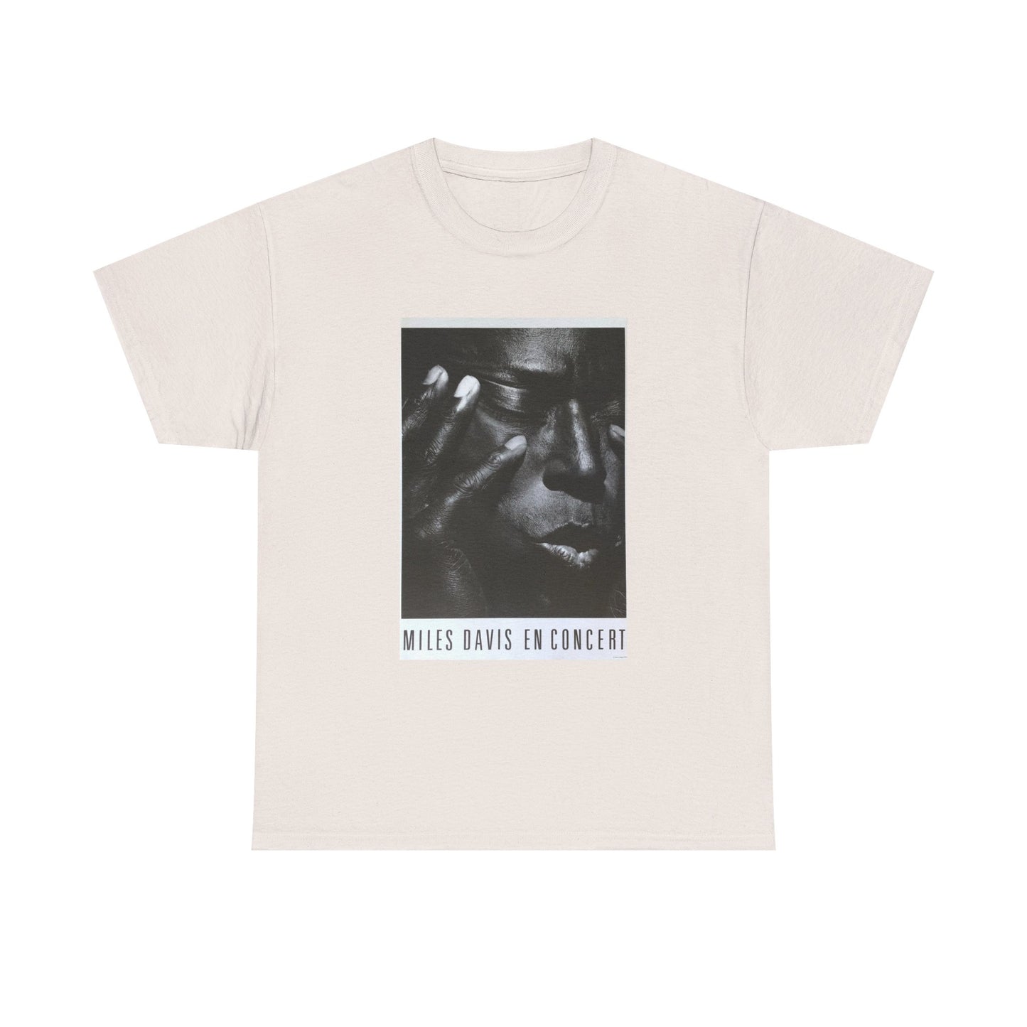 Miles Davis Concert Tee Vintage Poster Retro Rare Graphic Unisex Heavy Cotton