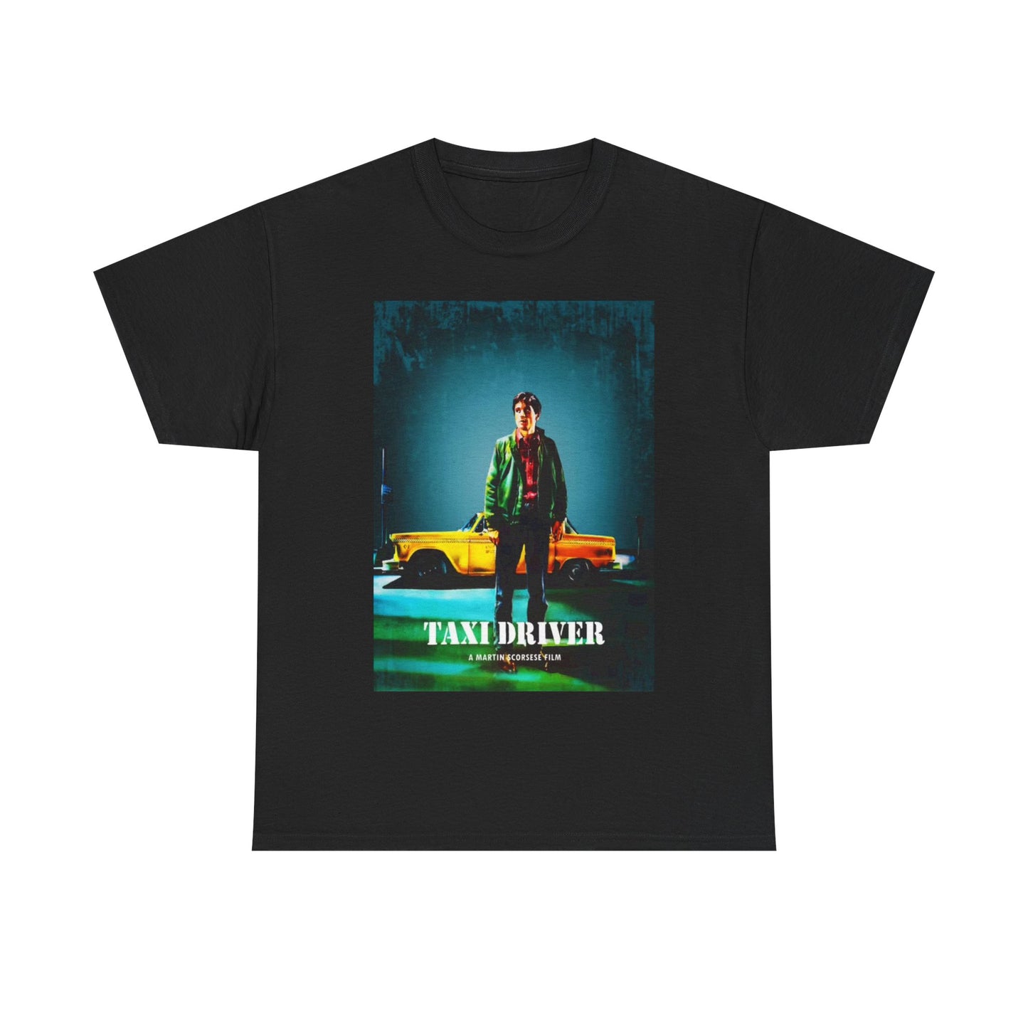 Taxi Driver Tshirt Vintage Movie Robert Deniro Graphic Unisex Heavy Cotton Tee