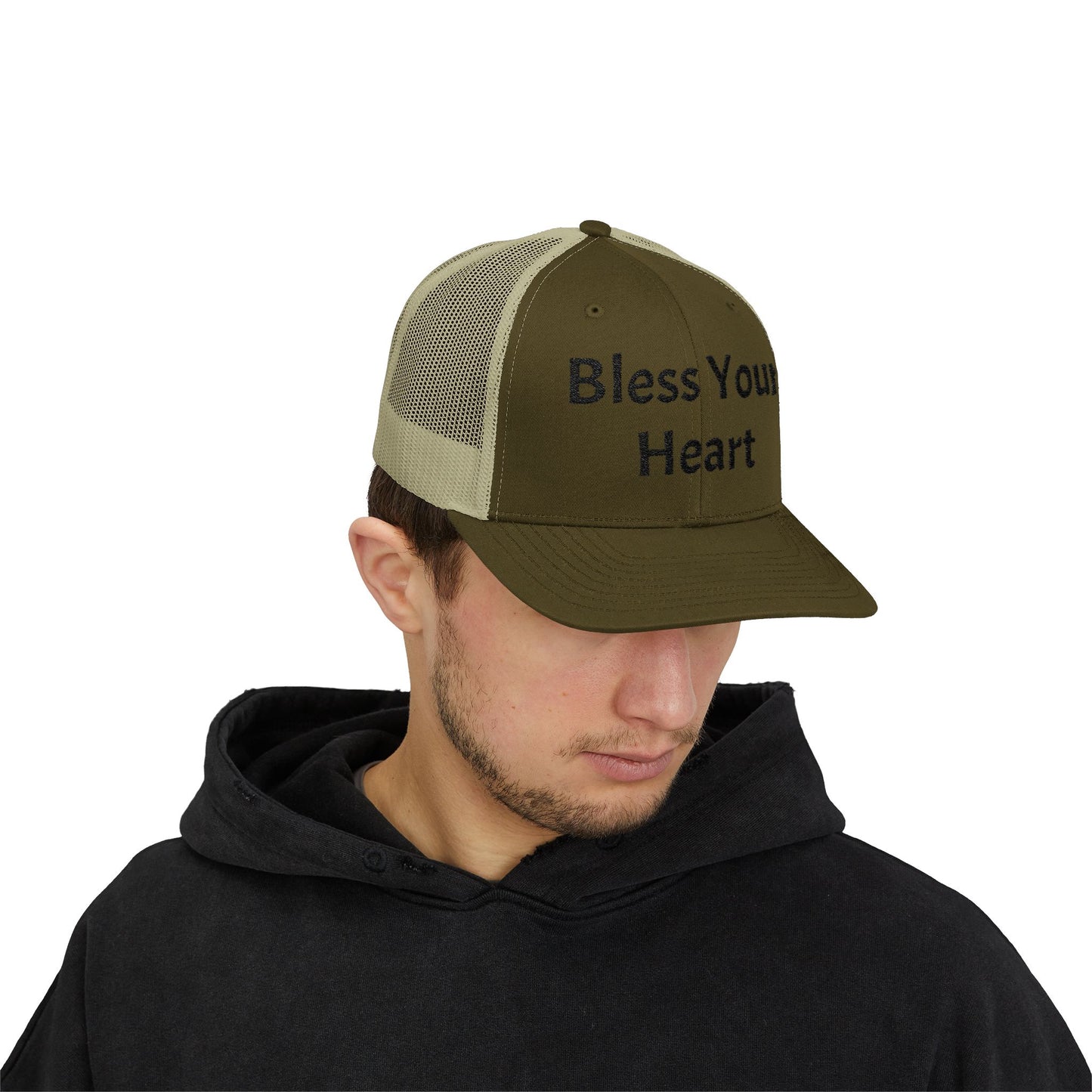 Bless Your Heart Hat Southern Charm Funny Snapback Trucker Cap
