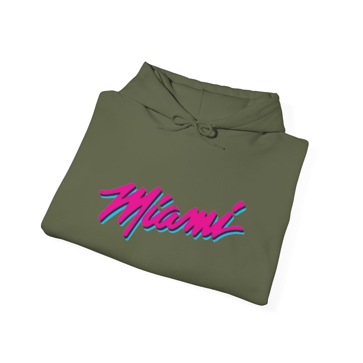 Miami Nights Graphic Hoodie Heavy Blend™ NEW Sweatshirt