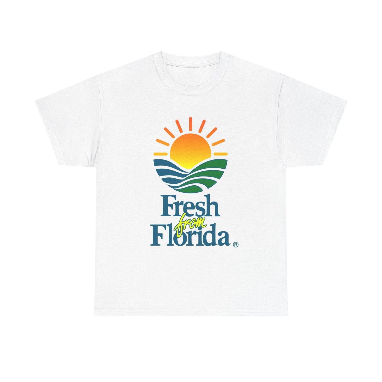 Florida State Logo BRAND NEW Apparel T Shirt Unisex Unisex Heavy Cotton Tee 1