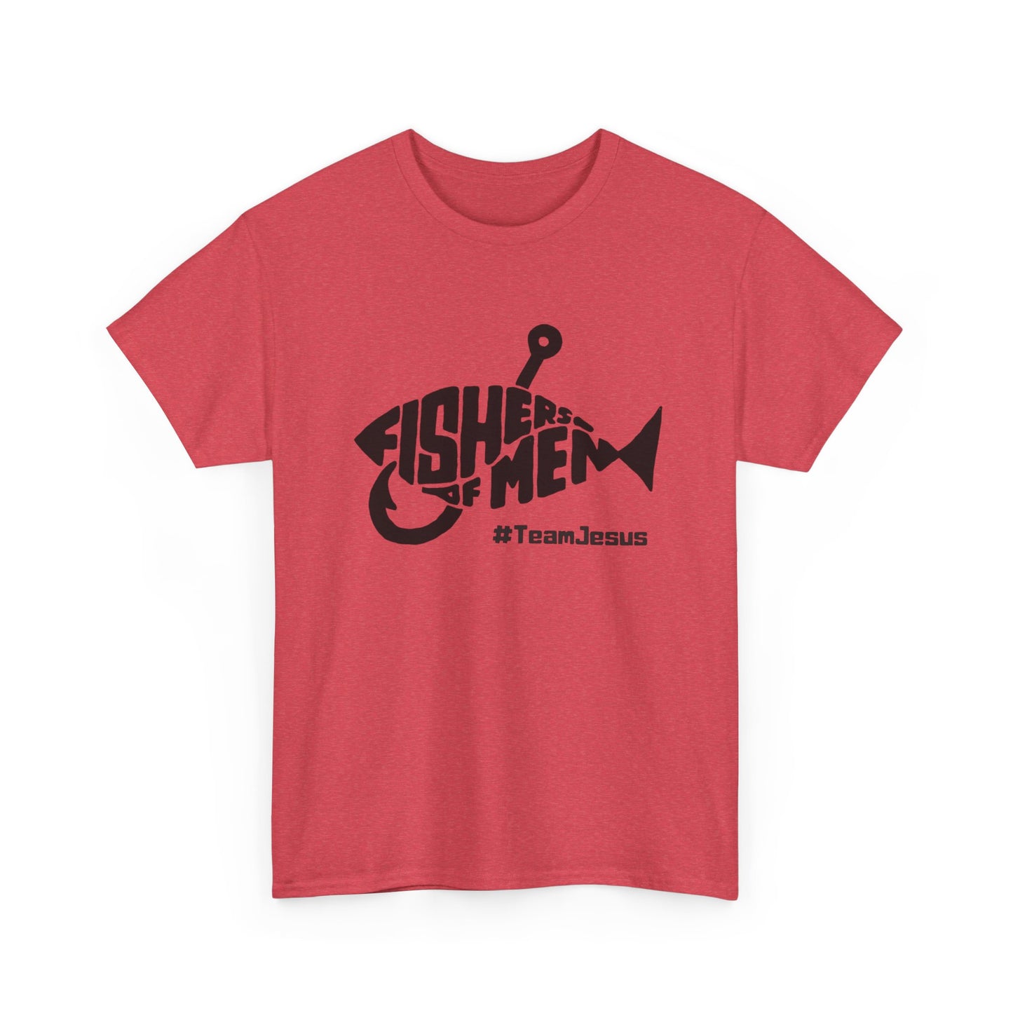 Fisherman Team Jesus Fish Graphic T Shirt NEW GIFT Unisex Heavy Cotton Tee