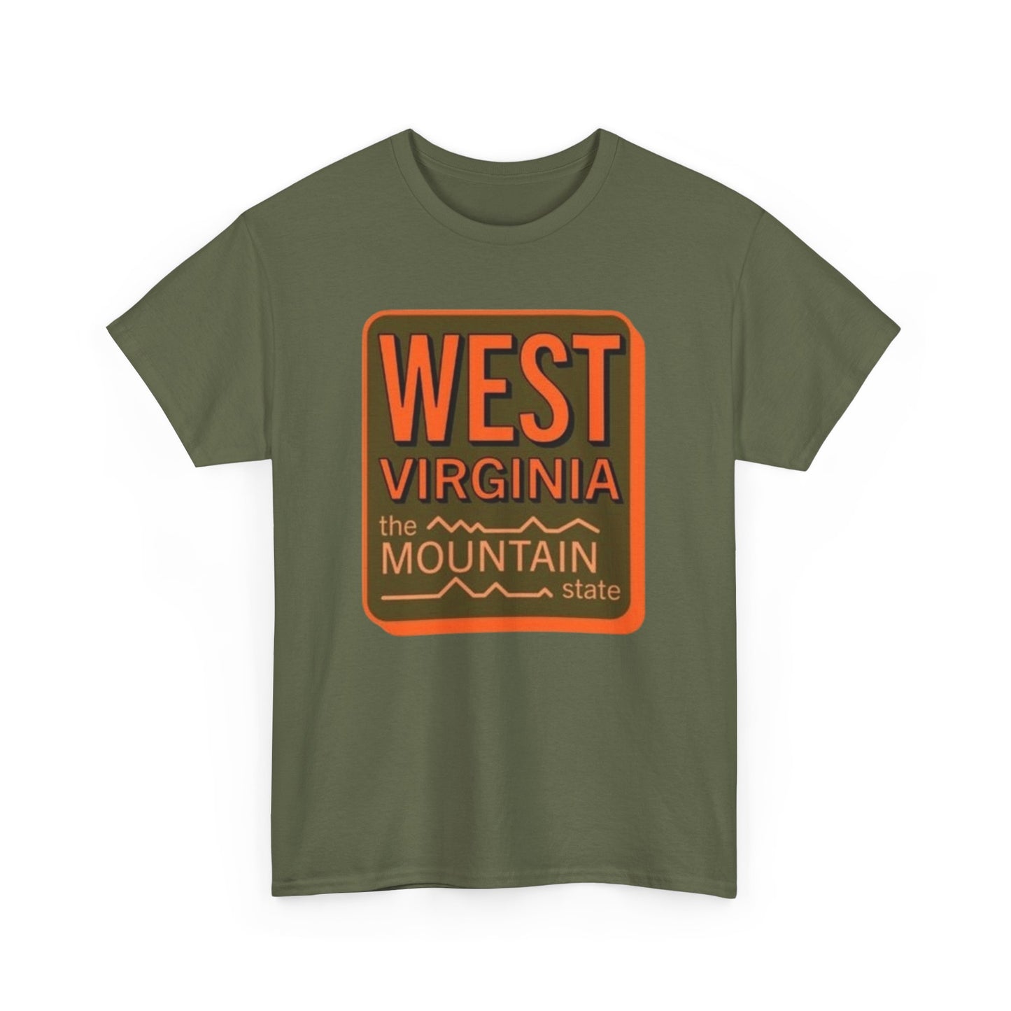 West Virginia Graphic T Shirt ADULT NEW Unisex Heavy Cotton Tee