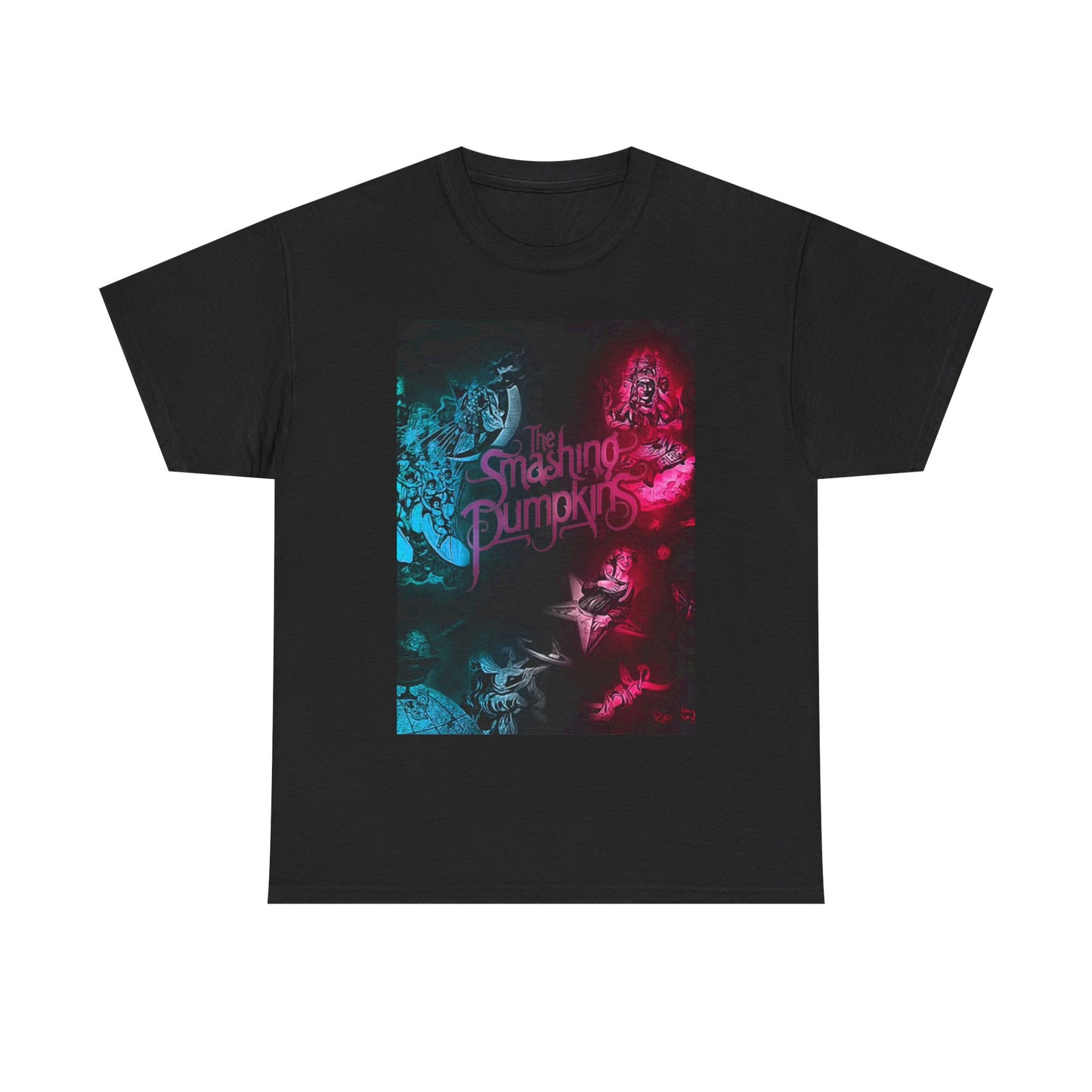 The Smashing Pumpkins Tshirt Vintage Merch Neon Unisex Heavy Cotton Tee