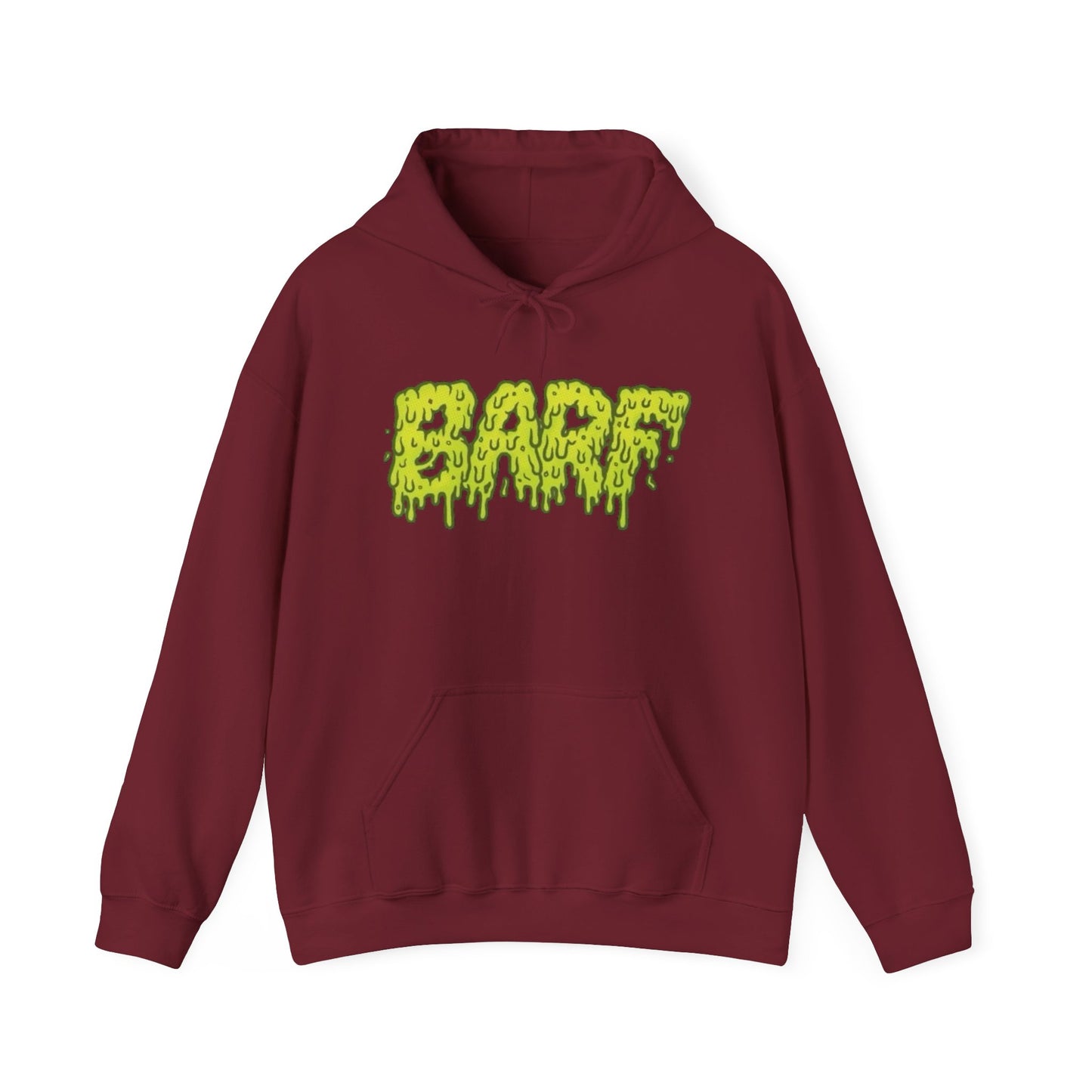 Barf Funny Vintage Logo Graphic Hoodie Unisex Heavy Blend™ Hooded Sweatshirt