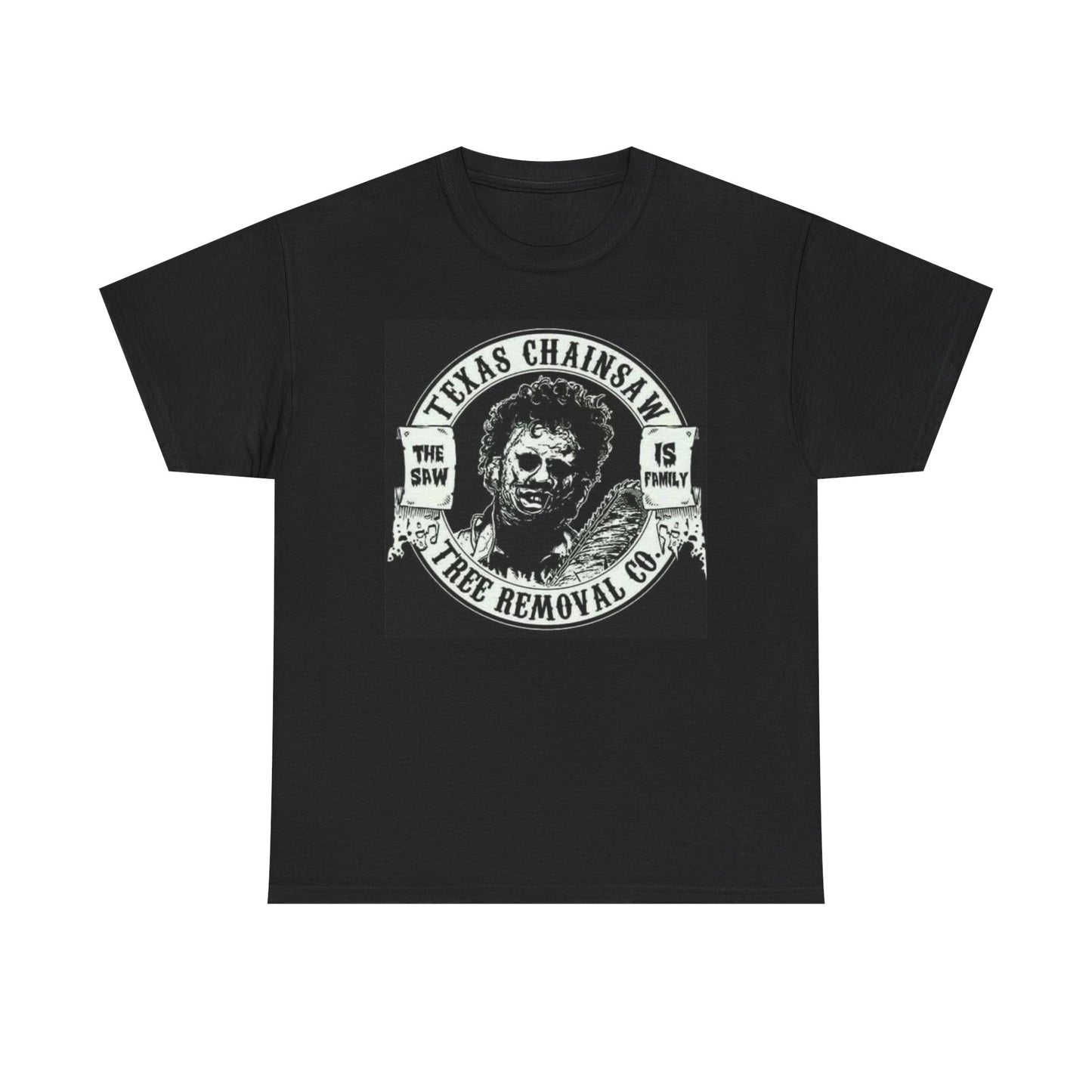 Texas Chainsaw Tree Removal Graphic T Shirt Funny Retro Apparel Unisex Cotton
