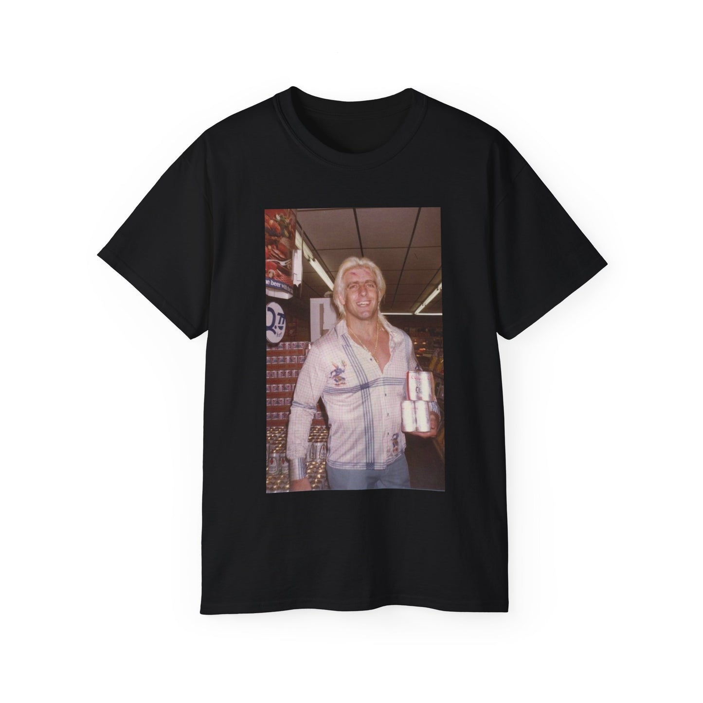 WWE ric flair wwf wrestling vintage Ultra retro classic hulk hogan Cotton Tee