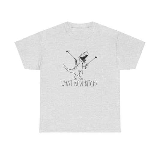 Hilarious Dinosaur Jokes WHAT NOW?? T Shirt S-5XL NEW Unisex Cotton Tee
