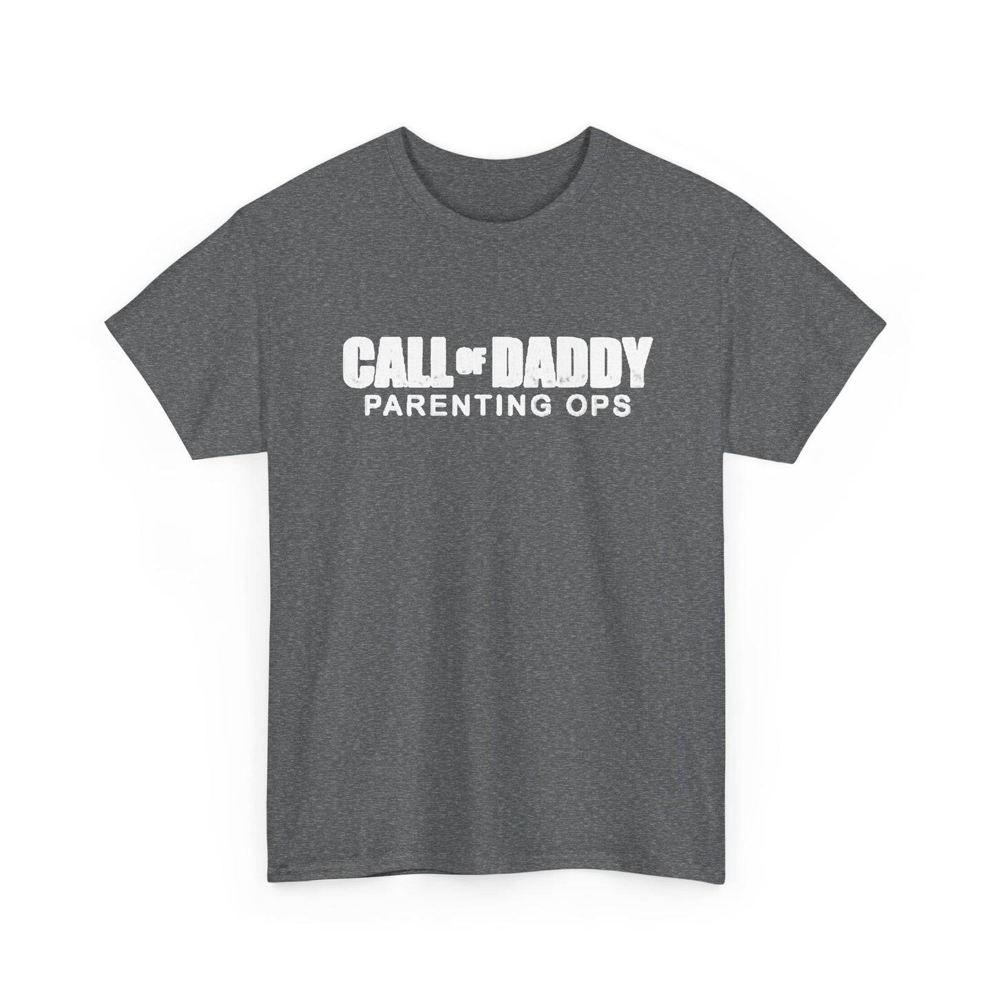 Call Of Daddy Parenting Ops Funny Shirt Gamer Dad Jokes Unisex Heavy Cotton Tee