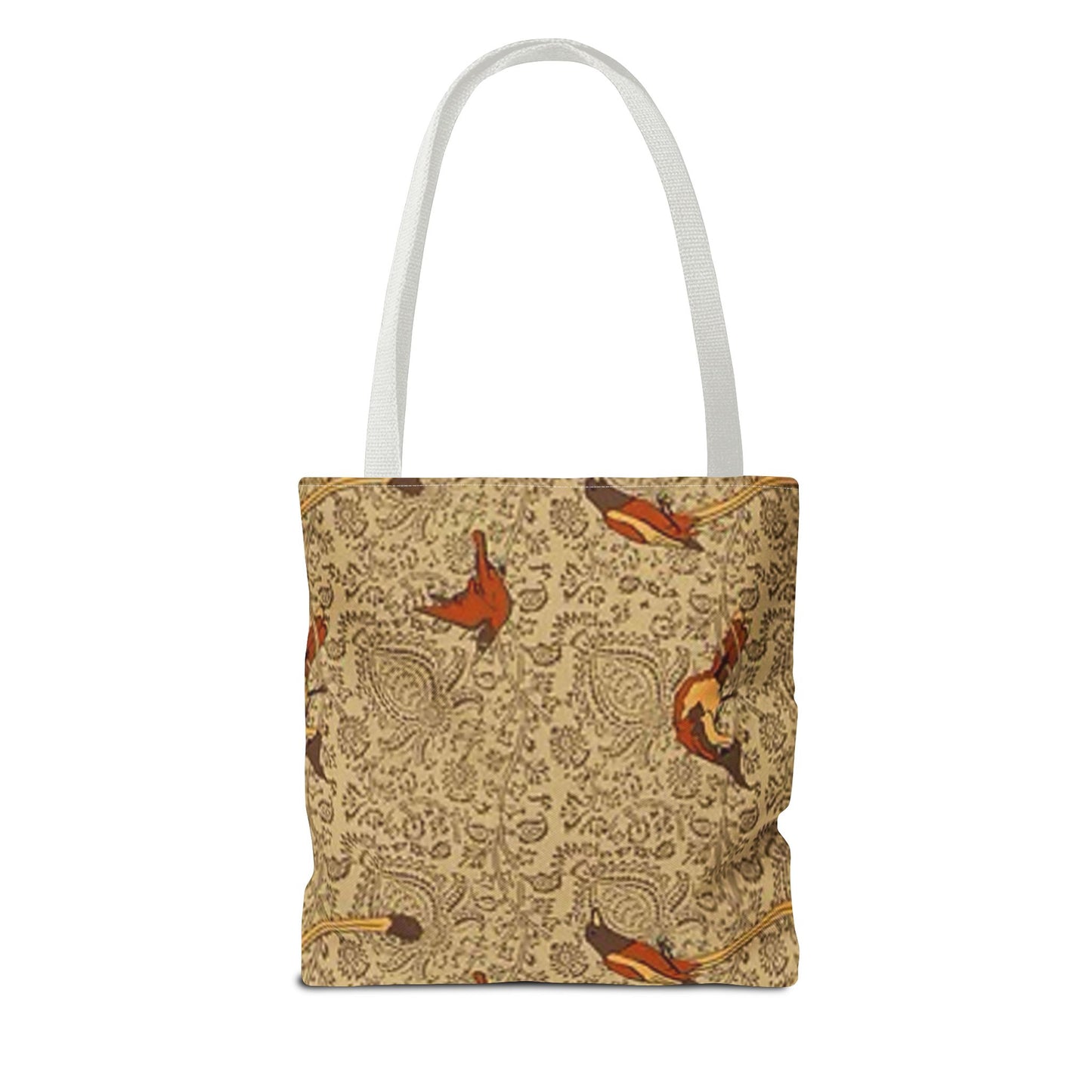 Gold Bird Pattern Multi Color BRAND NEW MODERN Tote Bag (AOP)