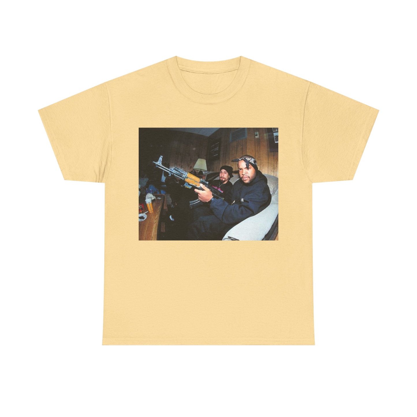 Ice cube T-shirt vintage 90s NWA California retro meme Unisex Heavy Cotton Tee