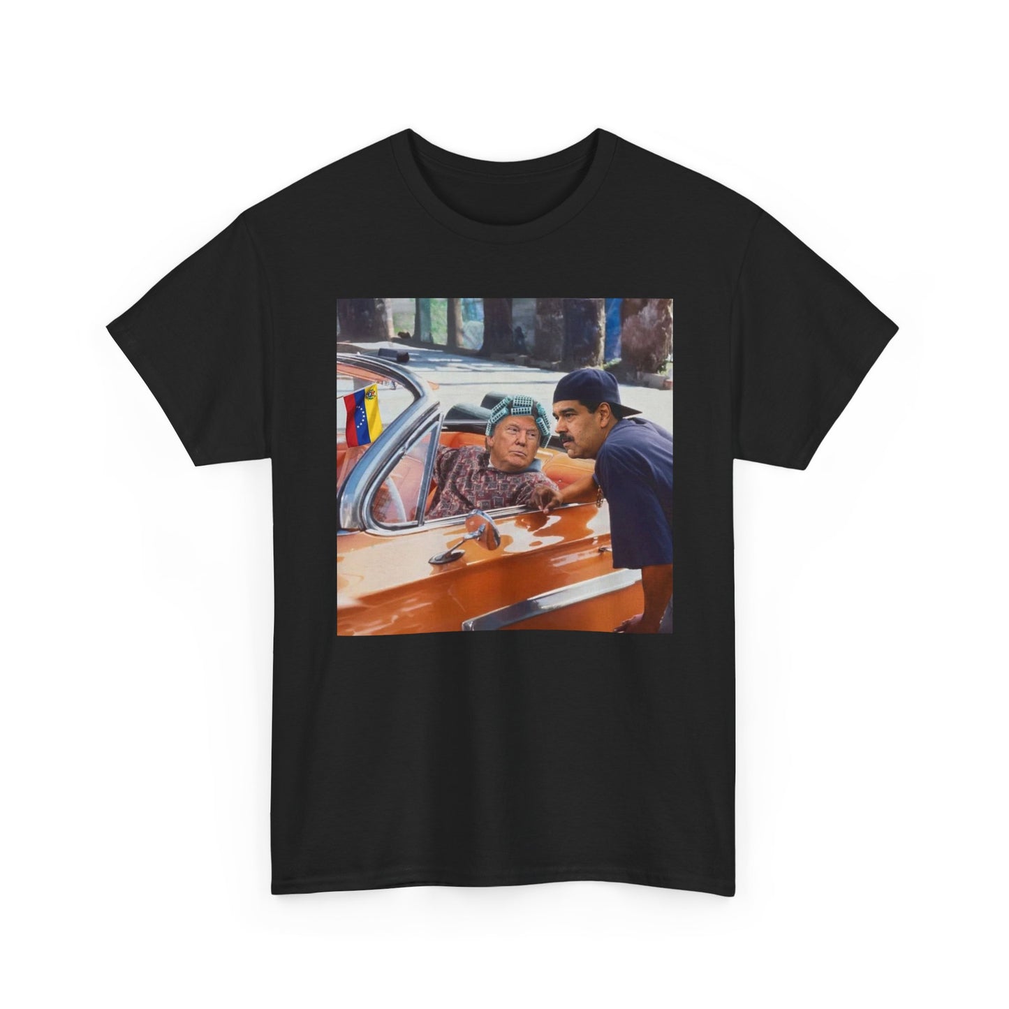 Trump Big Worm Funny Friday Graphic T Shirt Men's Heavy Cotton Tee