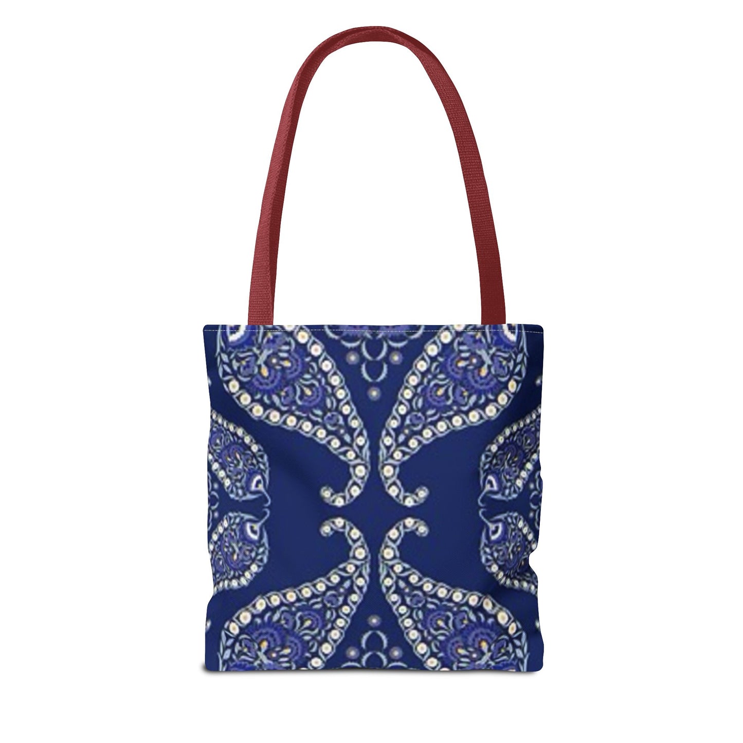 Blue And White Paisley Multi Color BRAND NEW MODERN Tote Bag (AOP)