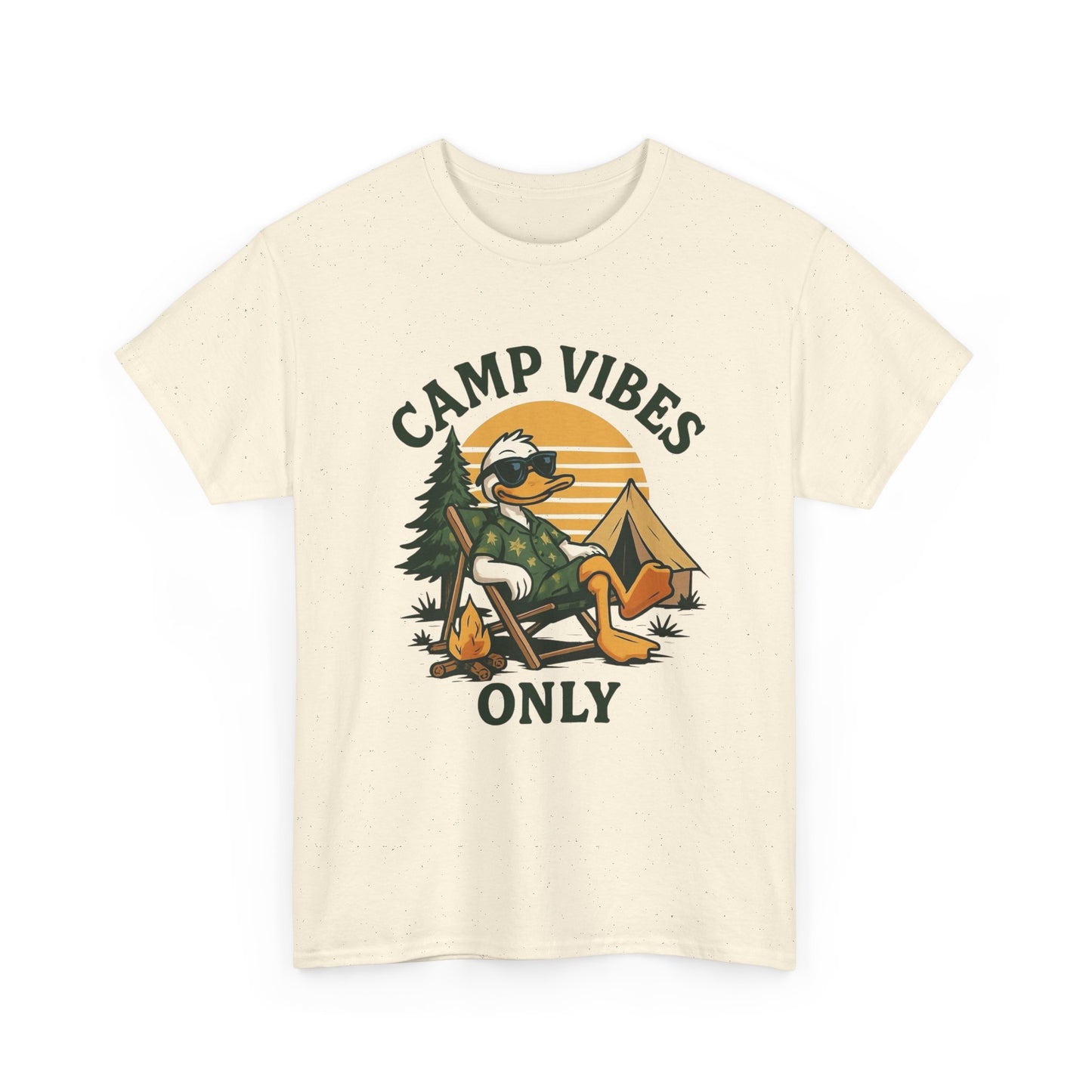 Camping Vibes Only Graphic T Shirt NEW Adult Tee