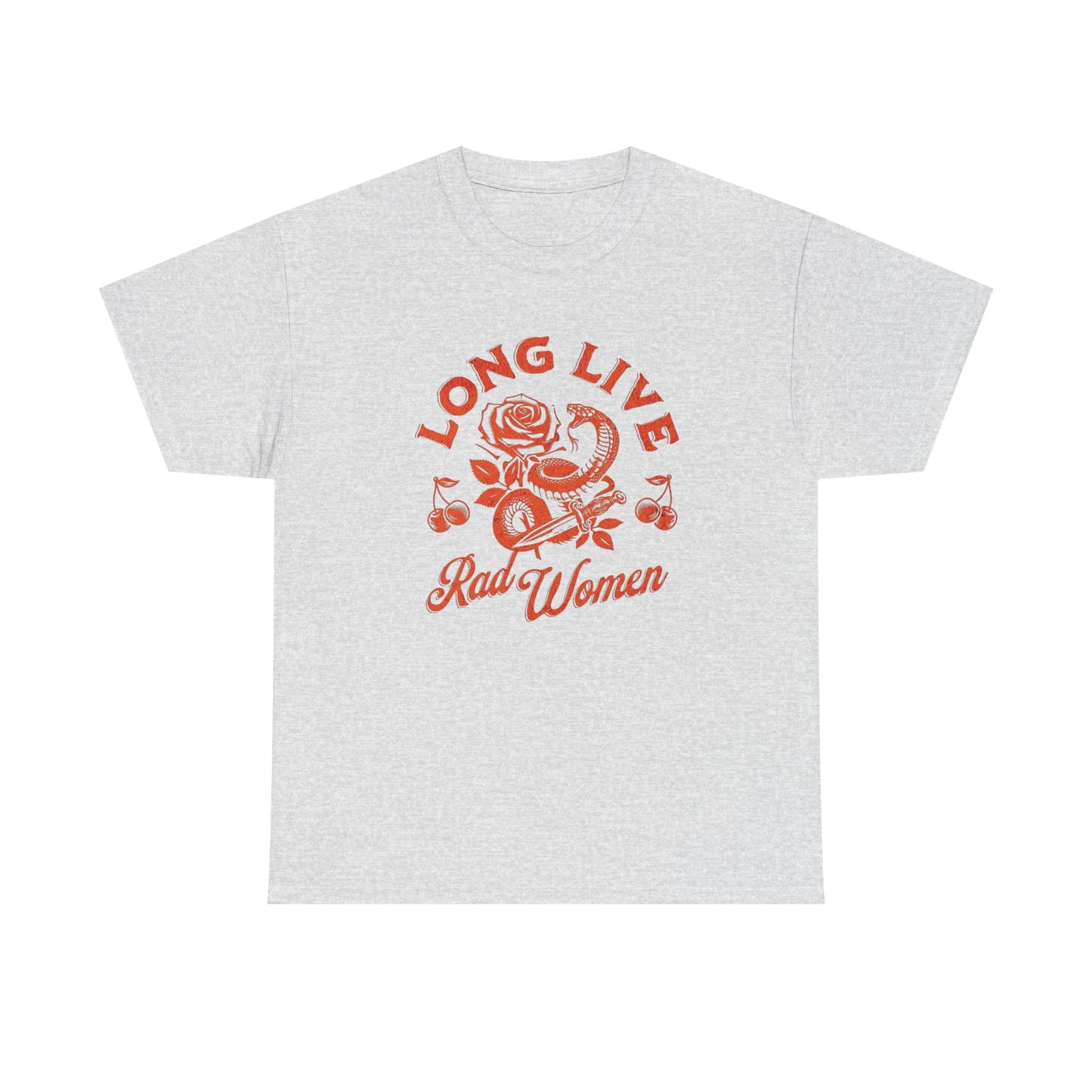 Long Live Rad Women  Graphic T Shirt Unisex Heavy Cotton Tee GIFT