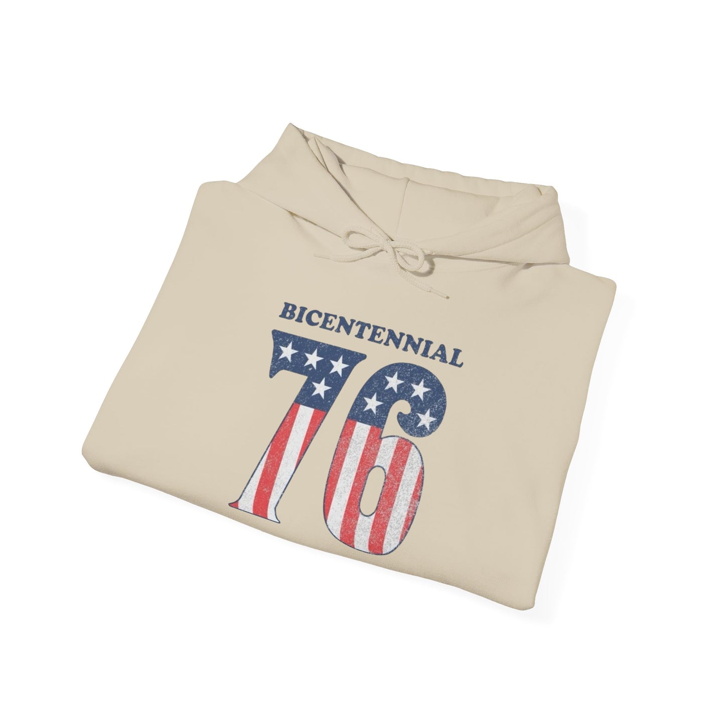 American Flag Bicentennial USA 76 Graphic Hoodie Heavy Blend™ NEW Sweatshirt