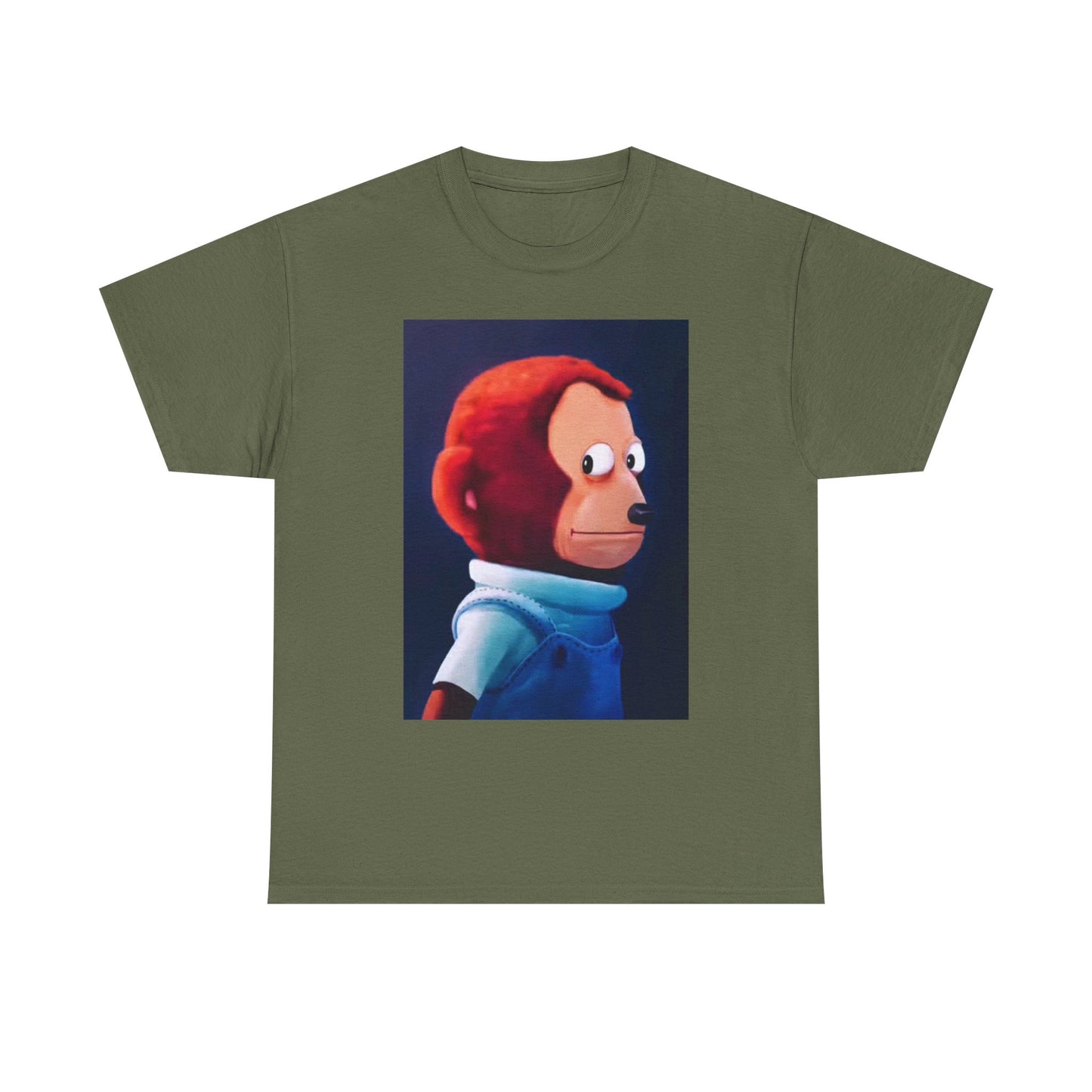 Funny Side Eye Jokes T Shirt MEME Comedy Cartoon Painting Unisex Heavy Cotton