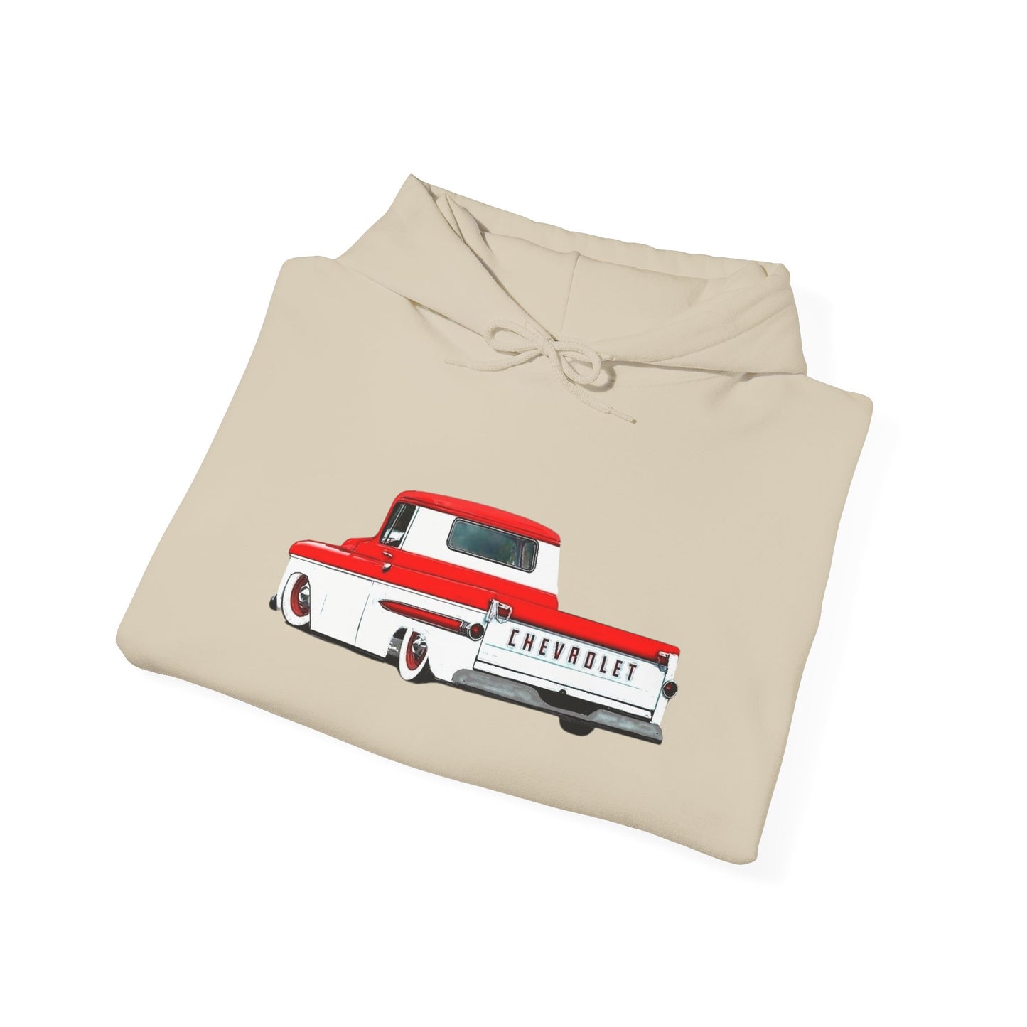 Chevrolet Pickup Vintage Graphic Hoodie Unisex Heavy Blend™ Hooded Sweatshirt