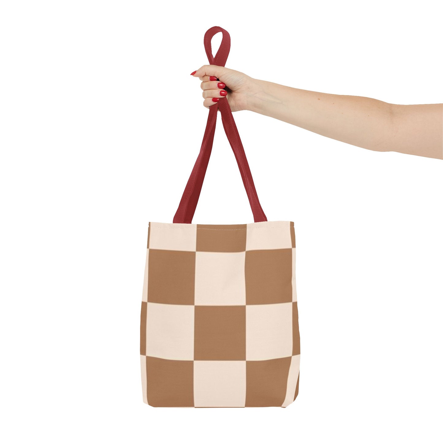 Modern Checkered All Over Print BRAND NEW Purse - Pocketbook - Travel Tote Bag