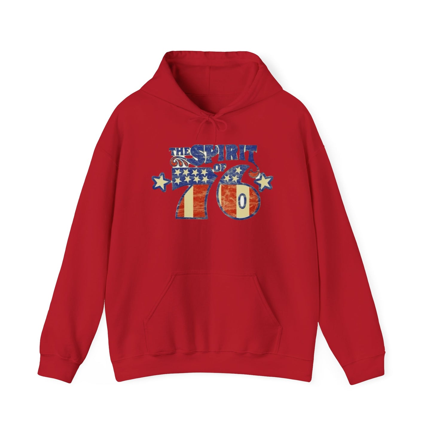 USA Spirit Of 76 Vintage Graphic Hoodie Heavy Blend™ NEW Sweatshirt