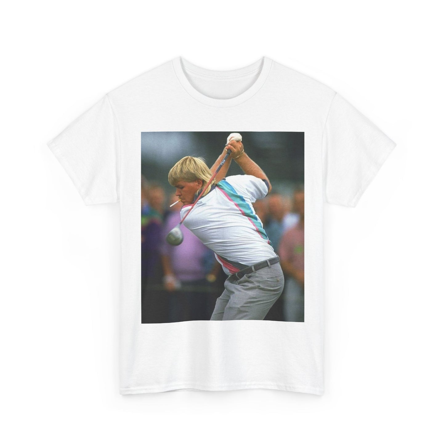 John Daly TShirt Masters golf club Tiger woods Vintage Unisex Heavy Cotton Tee