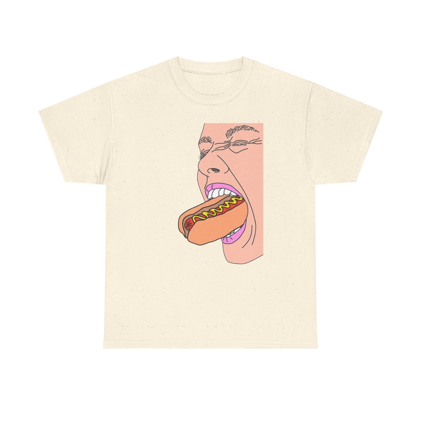 Funny Hot Dog Glizzy T Shirt Unisex Heavy Cotton Tee