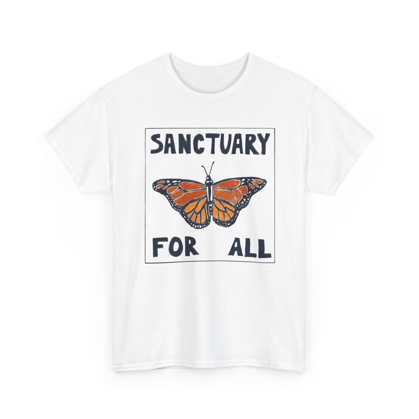 Sanctuary For All Graphic T Shirt NEW ADULT Unisex Heavy Cotton Tee
