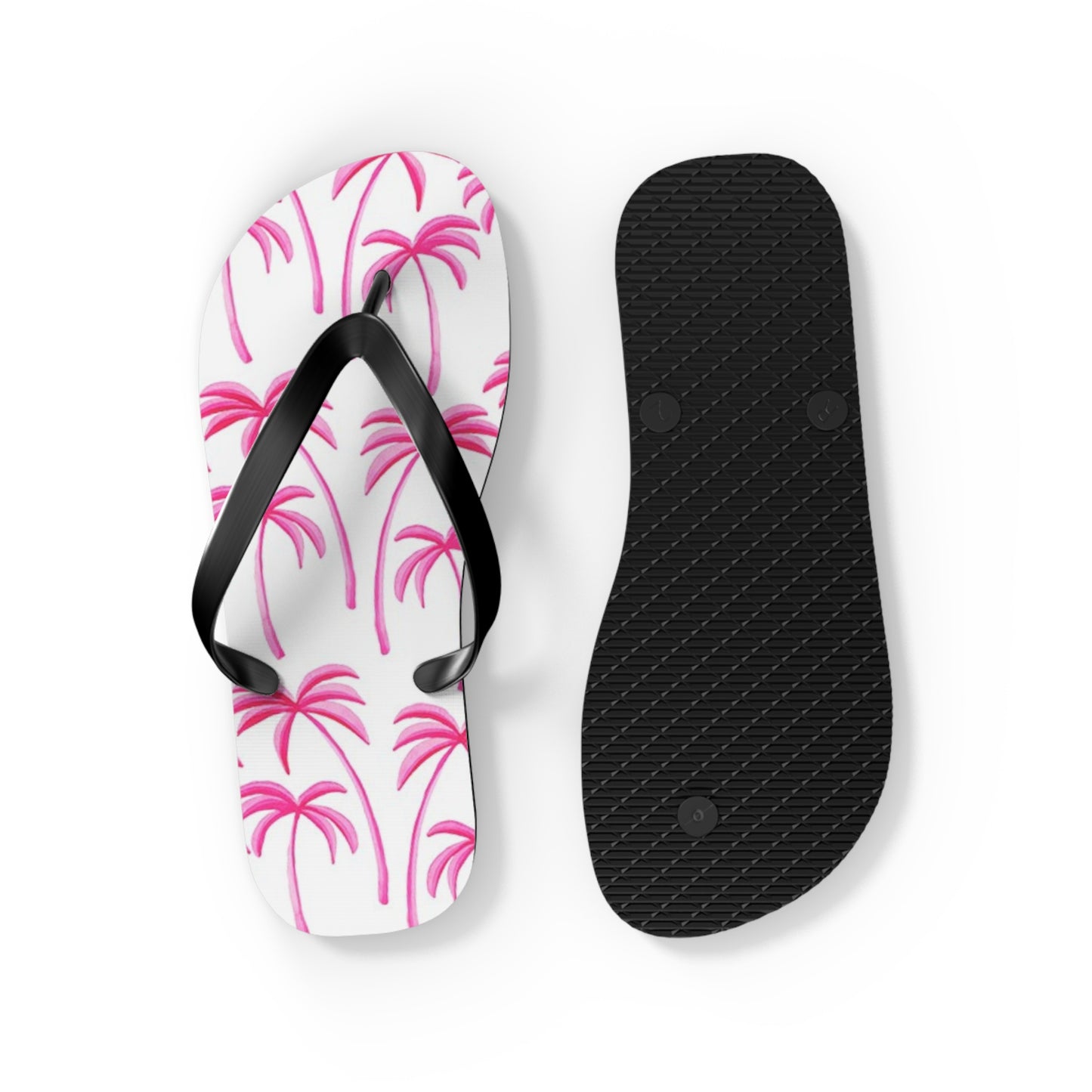 Pink Palms Sandals Summer Flip Flops Slides BRAND NEW