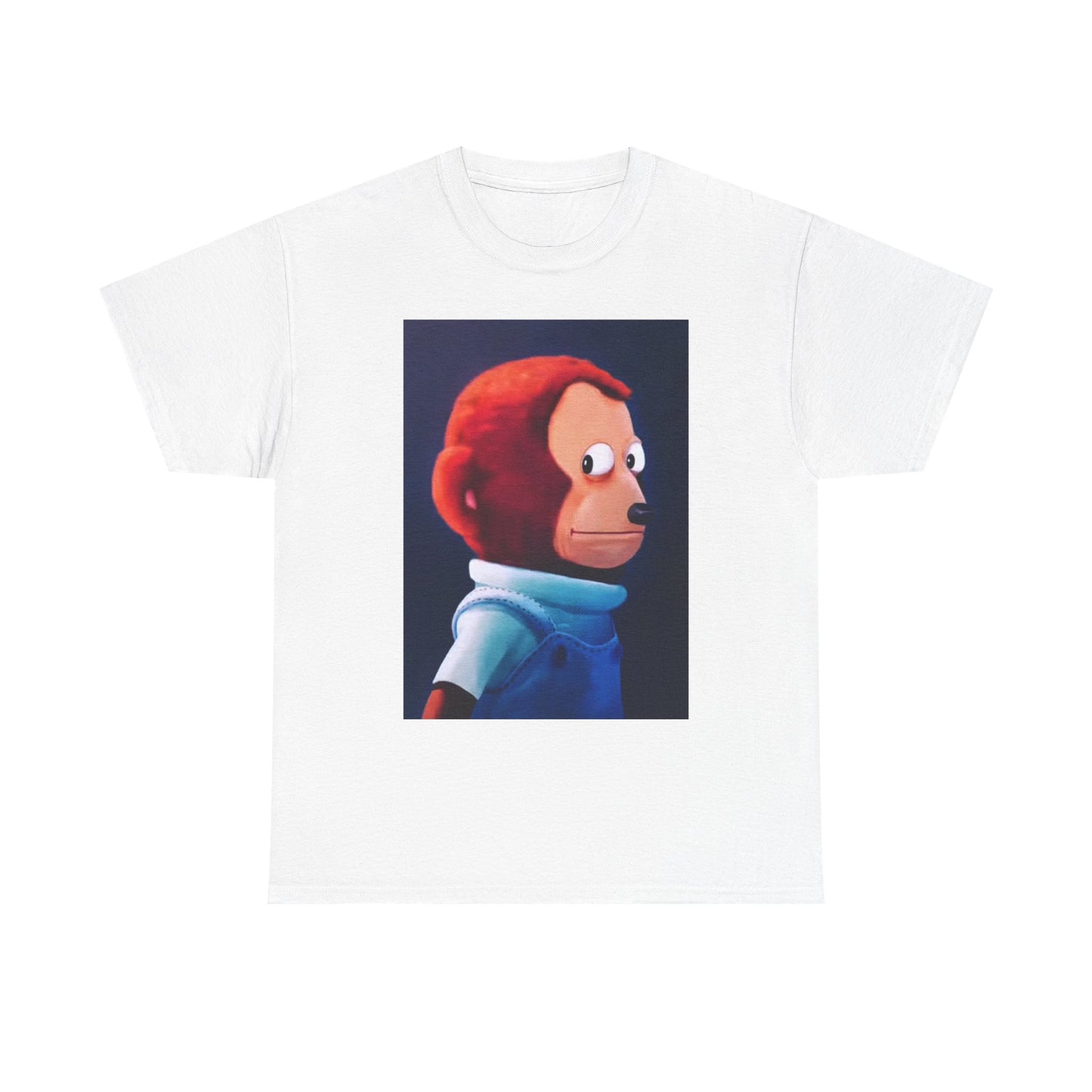 Funny Side Eye Jokes T Shirt MEME Comedy Cartoon Painting Unisex Heavy Cotton