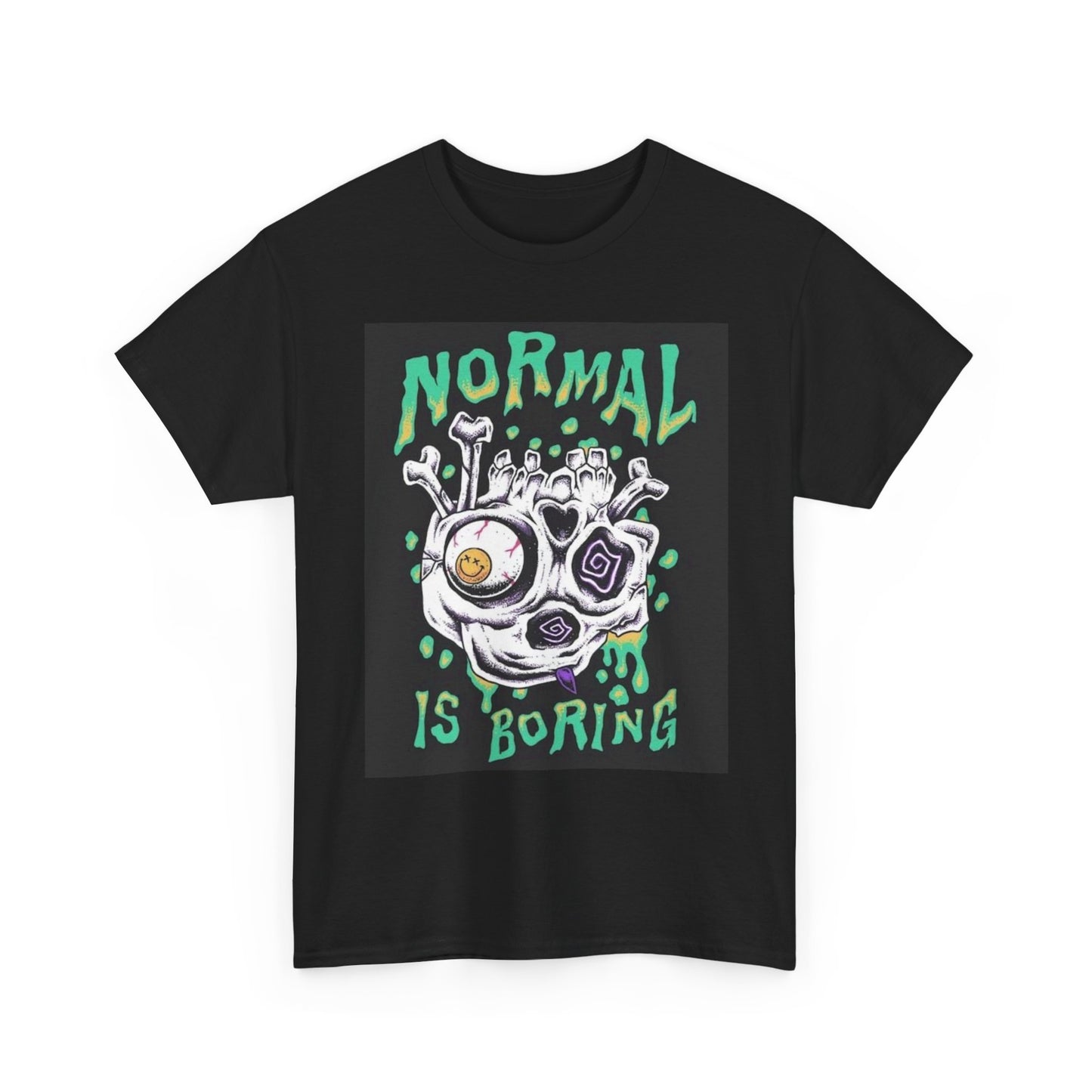 Normal Is Boring Graphic T Shirt Brand New Cotton Tee