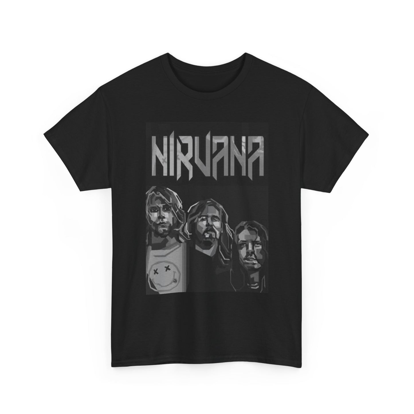 Nirvana Graphic T Shirt vintage Grunge Retro Unisex Heavy Cotton Tee