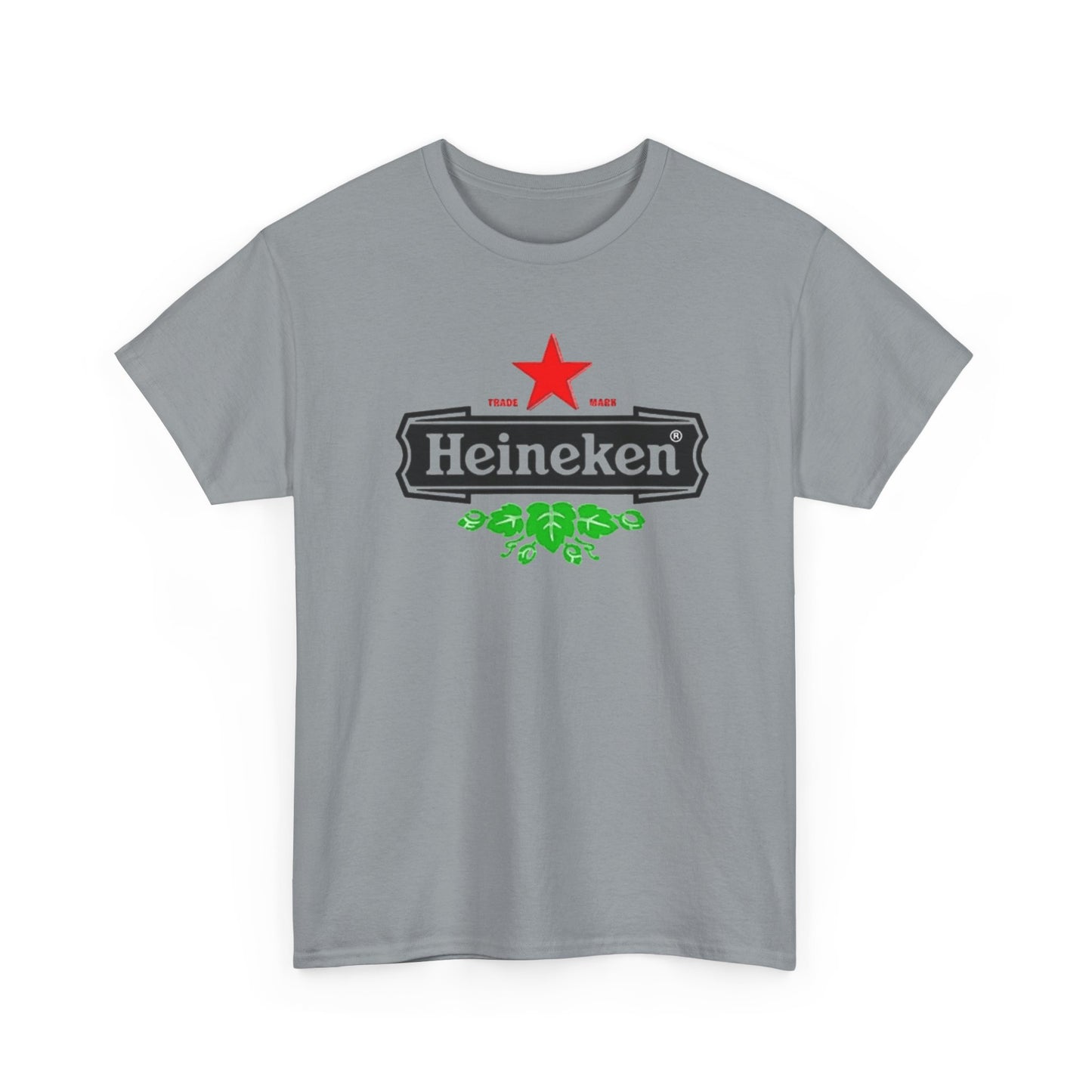 Heineken Graphic T Shirt Vintage Beer Logo Retro Unisex Heavy Cotton Tee