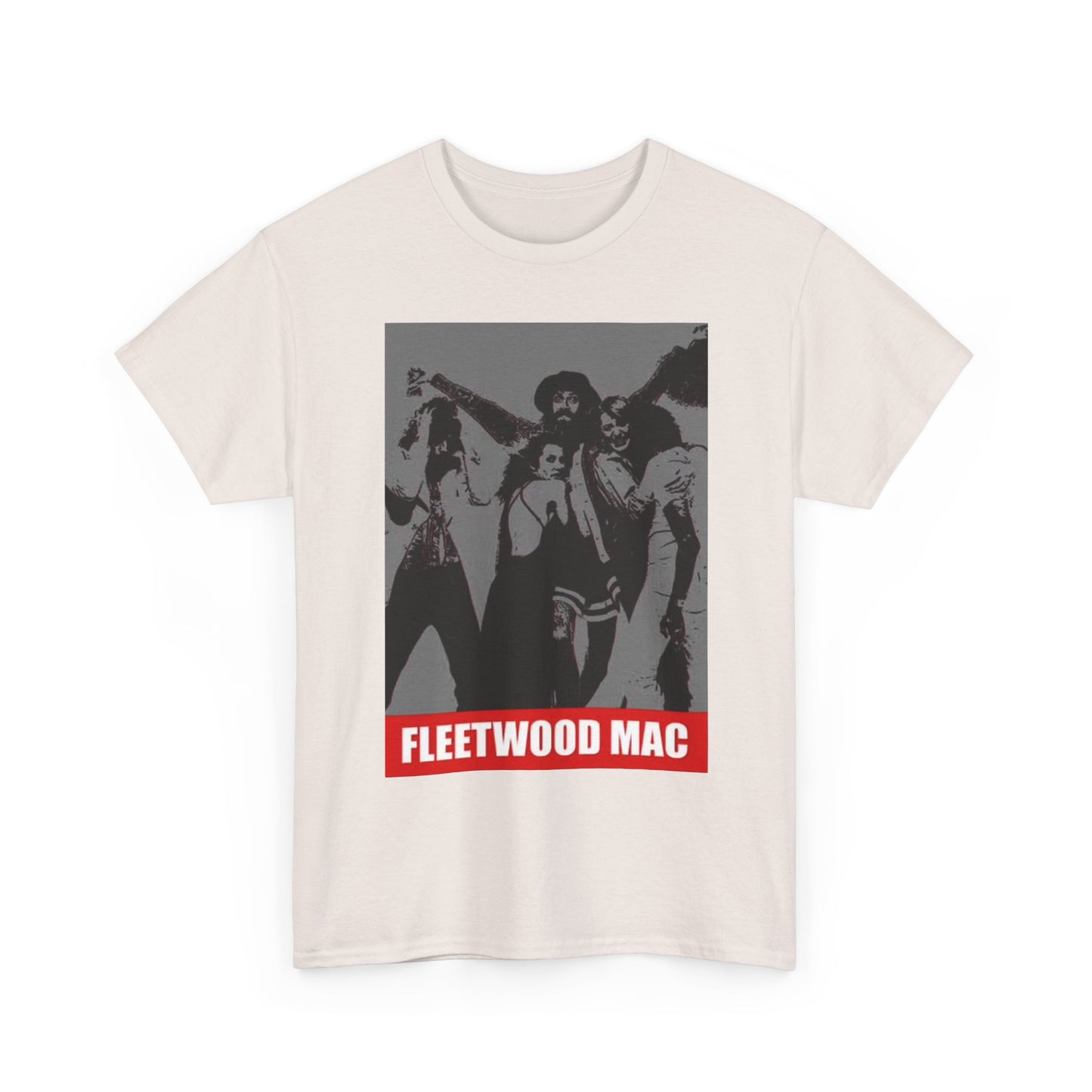 Fleetwood Mac Graphic T Shirt Vintage Rock Merch Unisex Heavy Cotton Tee