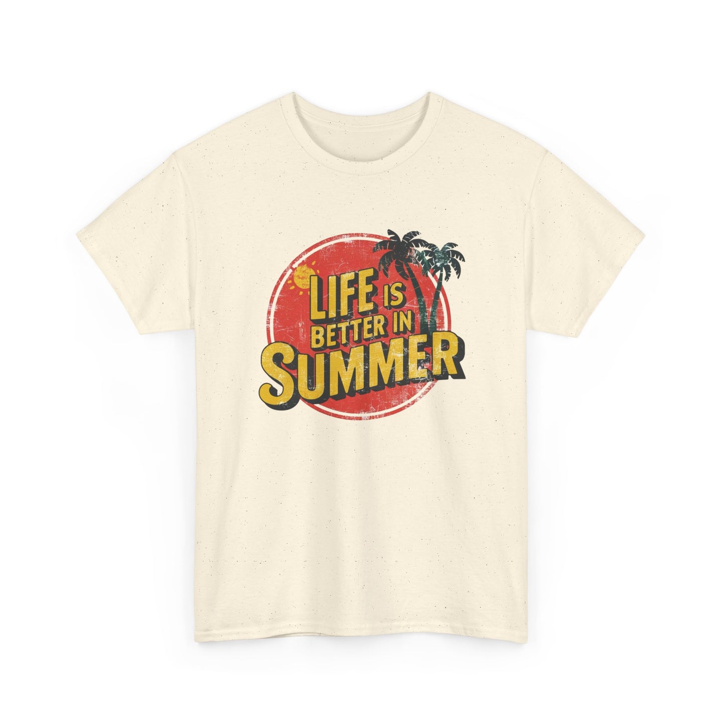 Life Is Better In The Summer Graphic T Shirt Unisex Adults NEW