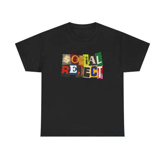 Social Reject Club T-Shirt Unisex Heavy Cotton Tee Gift New