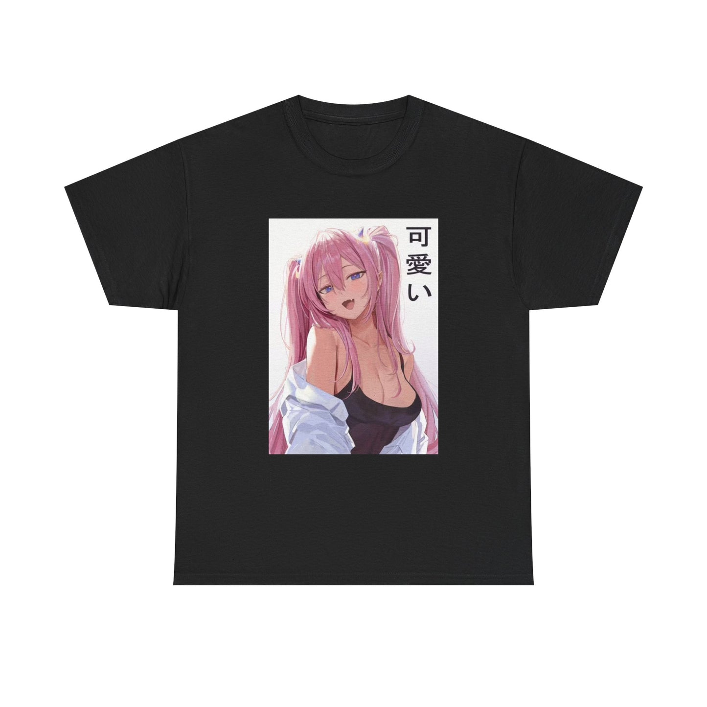 Waifu Girl Tshirt Sexy anime Naturo Cartoon Unisex Heavy Cotton Tee