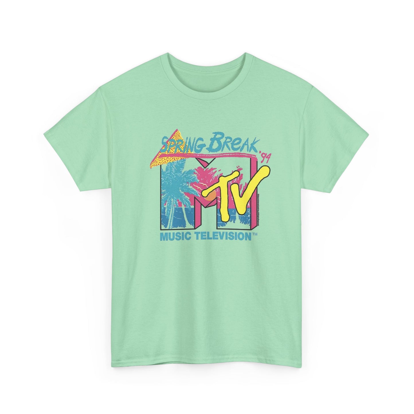 MTV Spring Break 94 Graphic T Shirt Vintage Heavy Cotton Tee