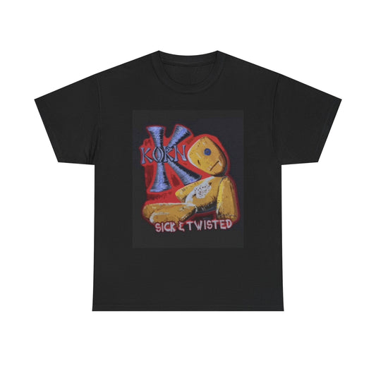 Korn Graphic T Shirt Vintage Merch Rock 90s Unisex Heavy Cotton Tee