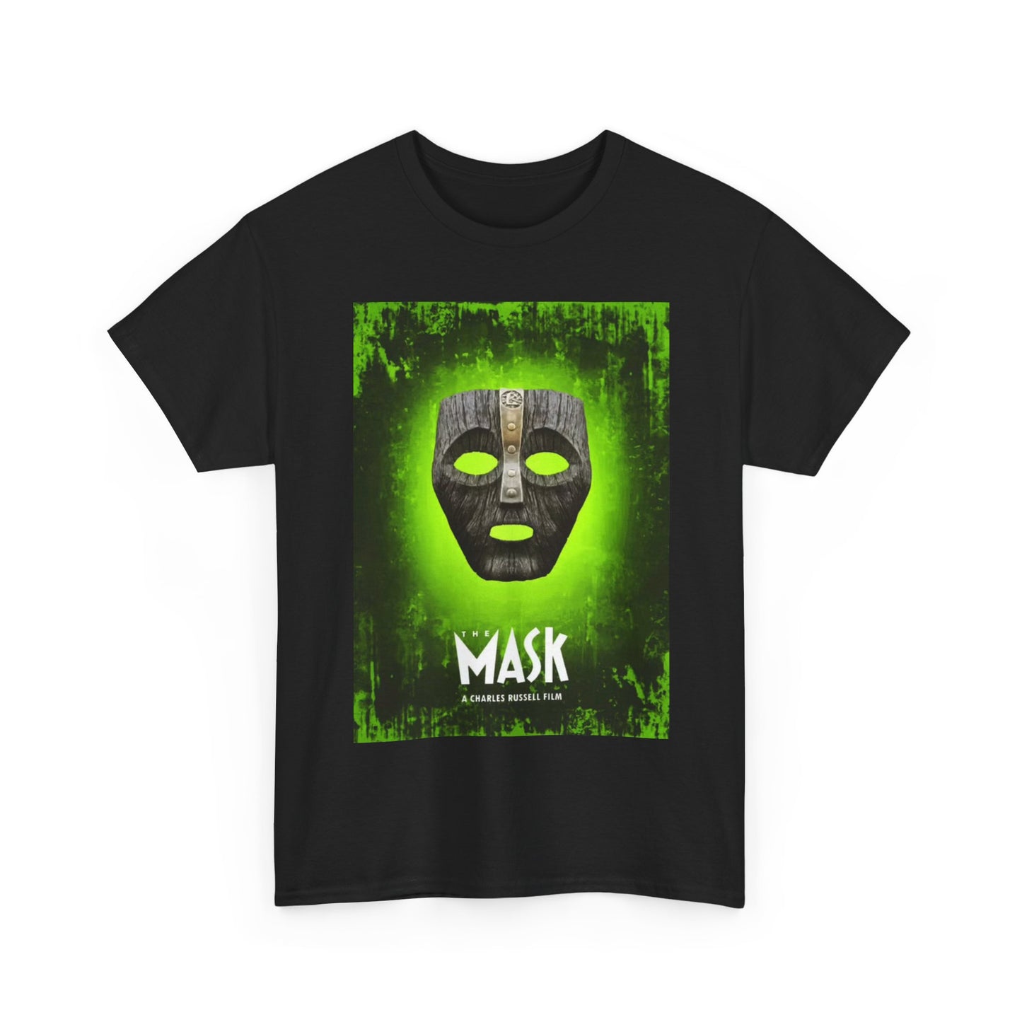 The Mask Tshirt Vintage Jim Carrey Movie retro Unisex Heavy Cotton Tee